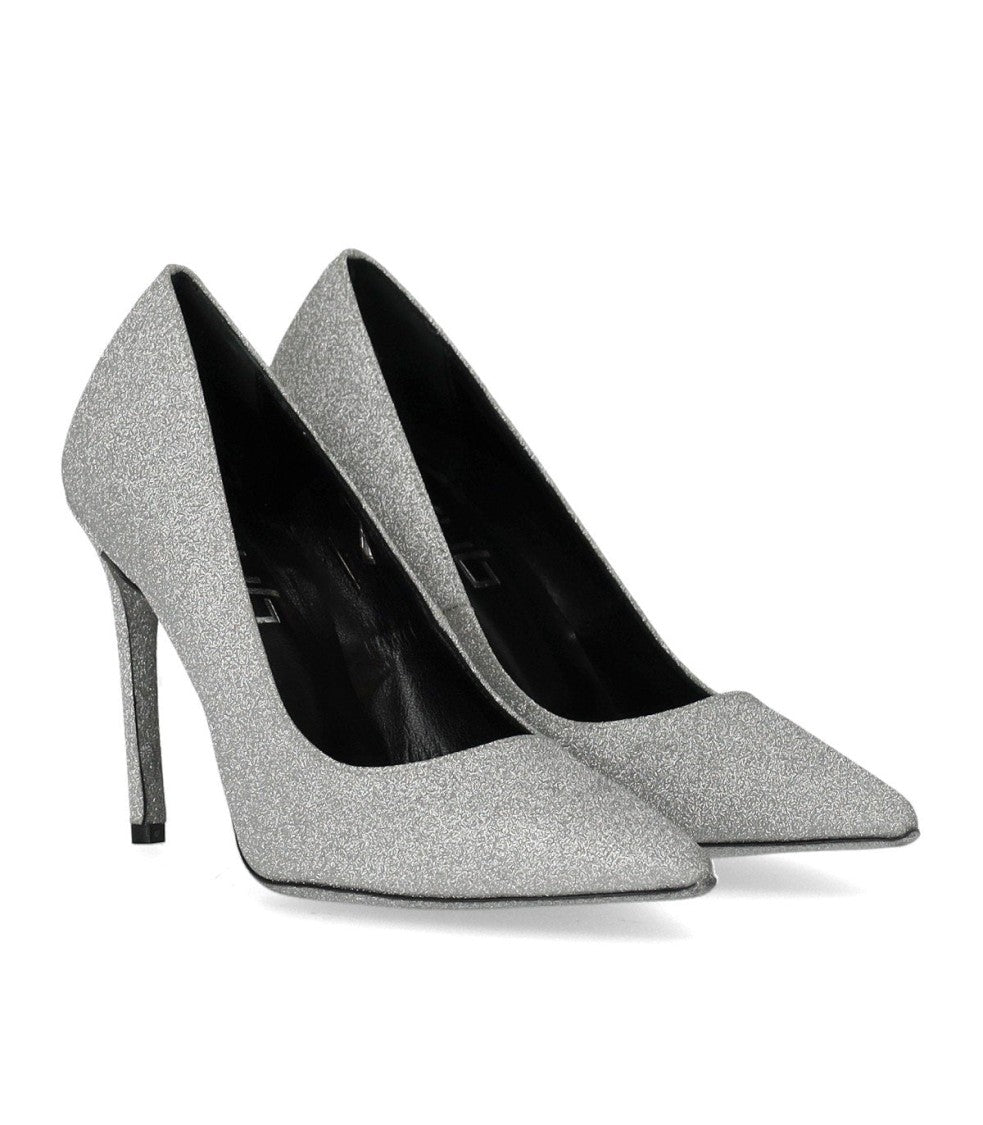 Ncub Gaba Silver Glitter Pump
