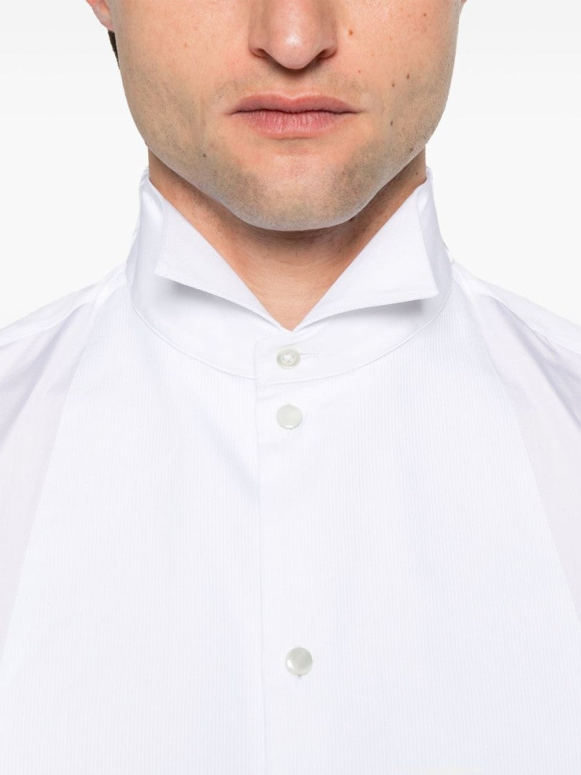 Emporio Armani Wing Collar Plastron Tuxedo Shirt
