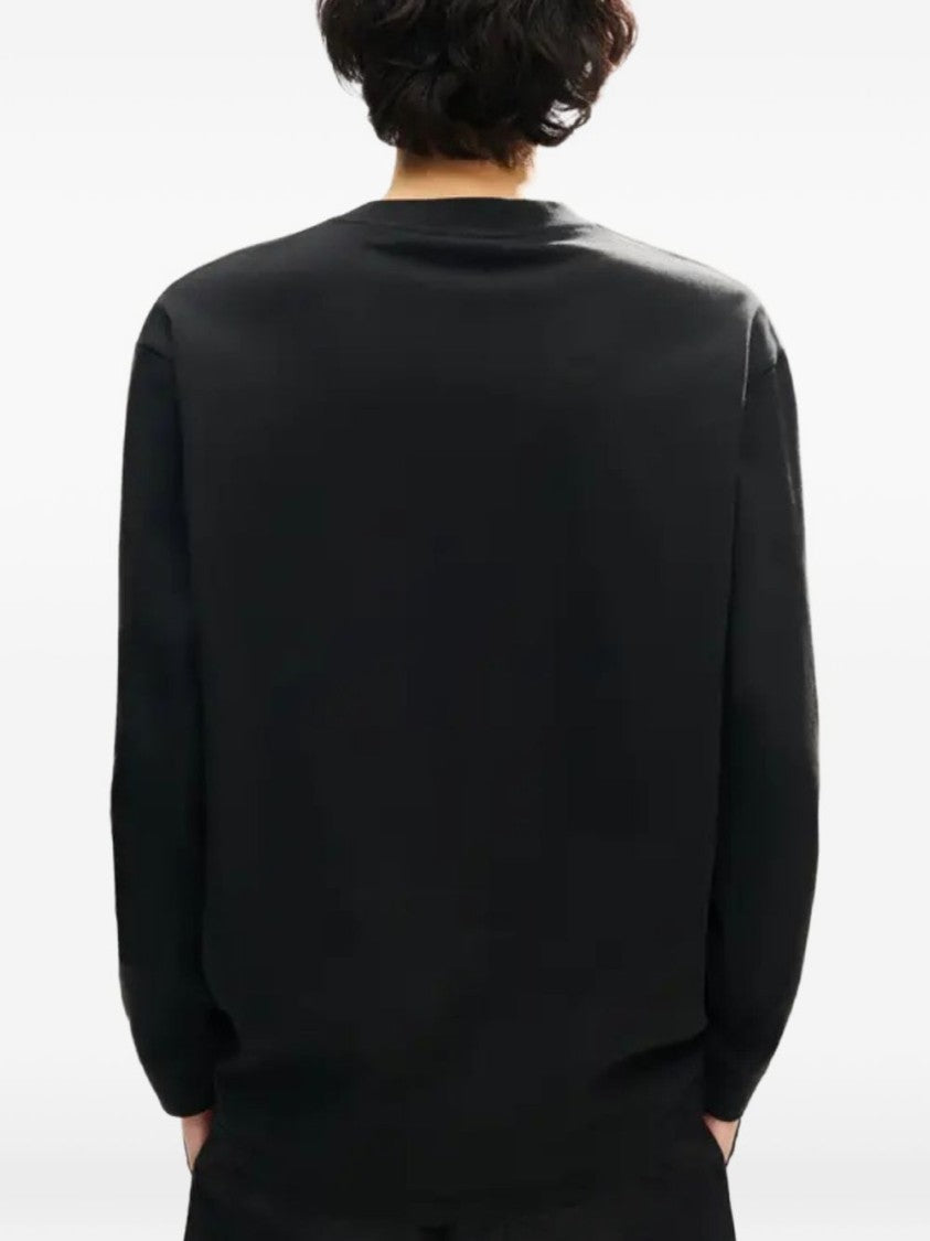 Kenzo Black Relaxed Fit Long-Sleeve T-Shirt