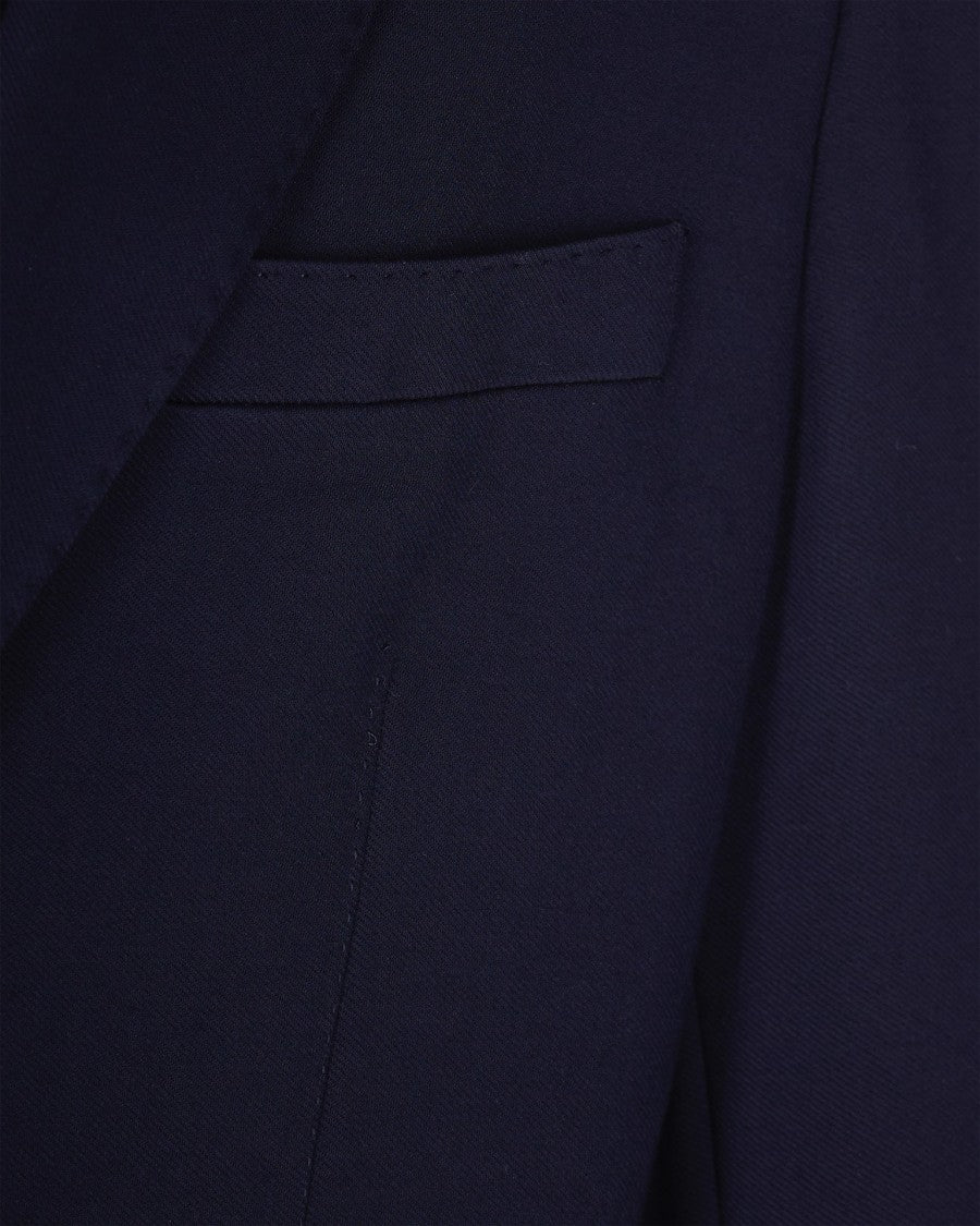 Manuel Ritz Single-Breasted Blue Suit