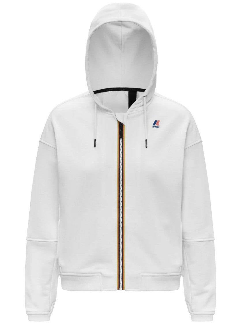 K-Way Lara Poly Cotton Cropped Hoodie