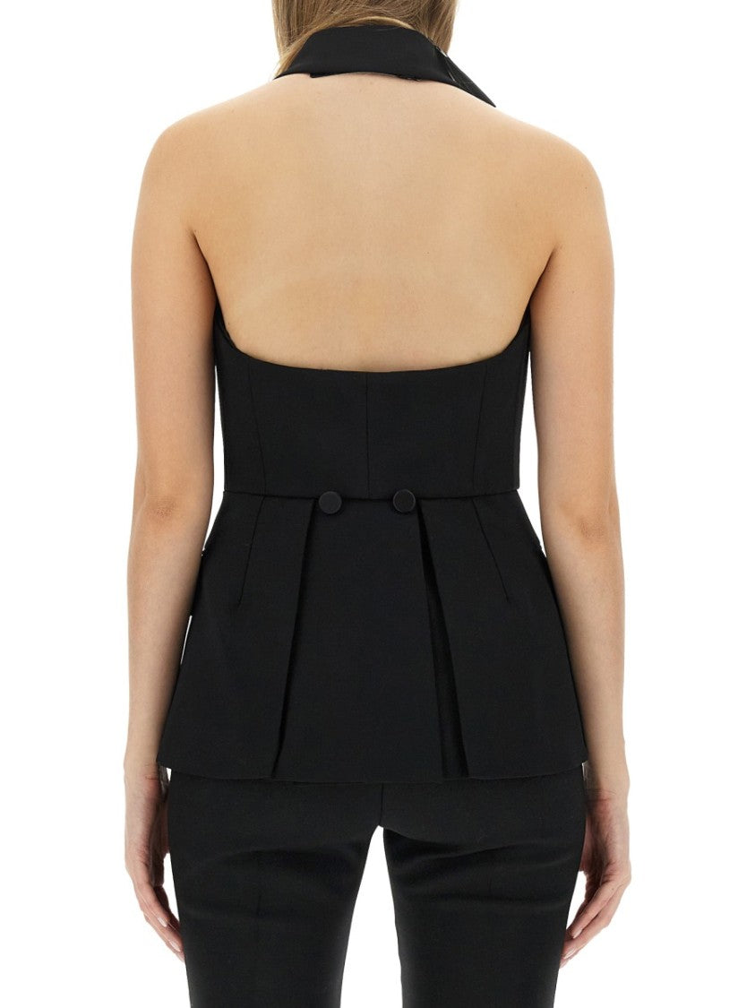 Max Mara Slim-Fit Virgin Wool Vest With Minimalist Design