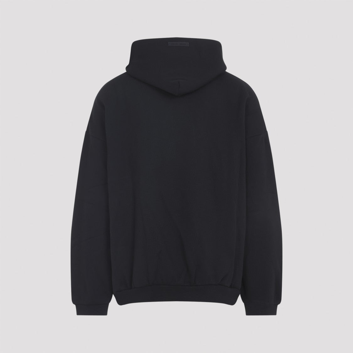 Fear Of God Relaxed-Fit Black Hoodie With Embroidered Logo