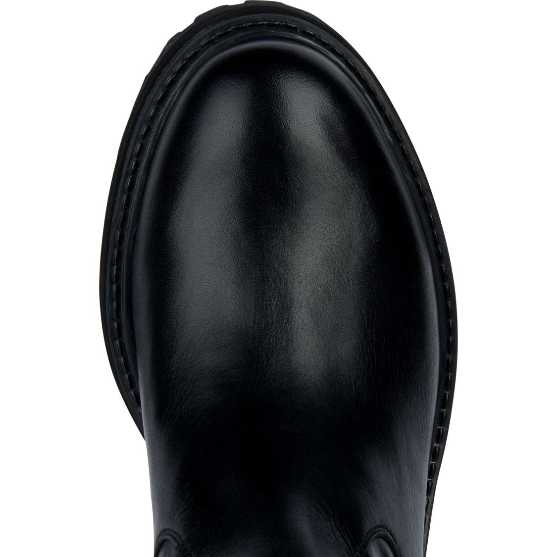 Geox Iridea Black Lugged Sole Zipper Nubuck Boots
