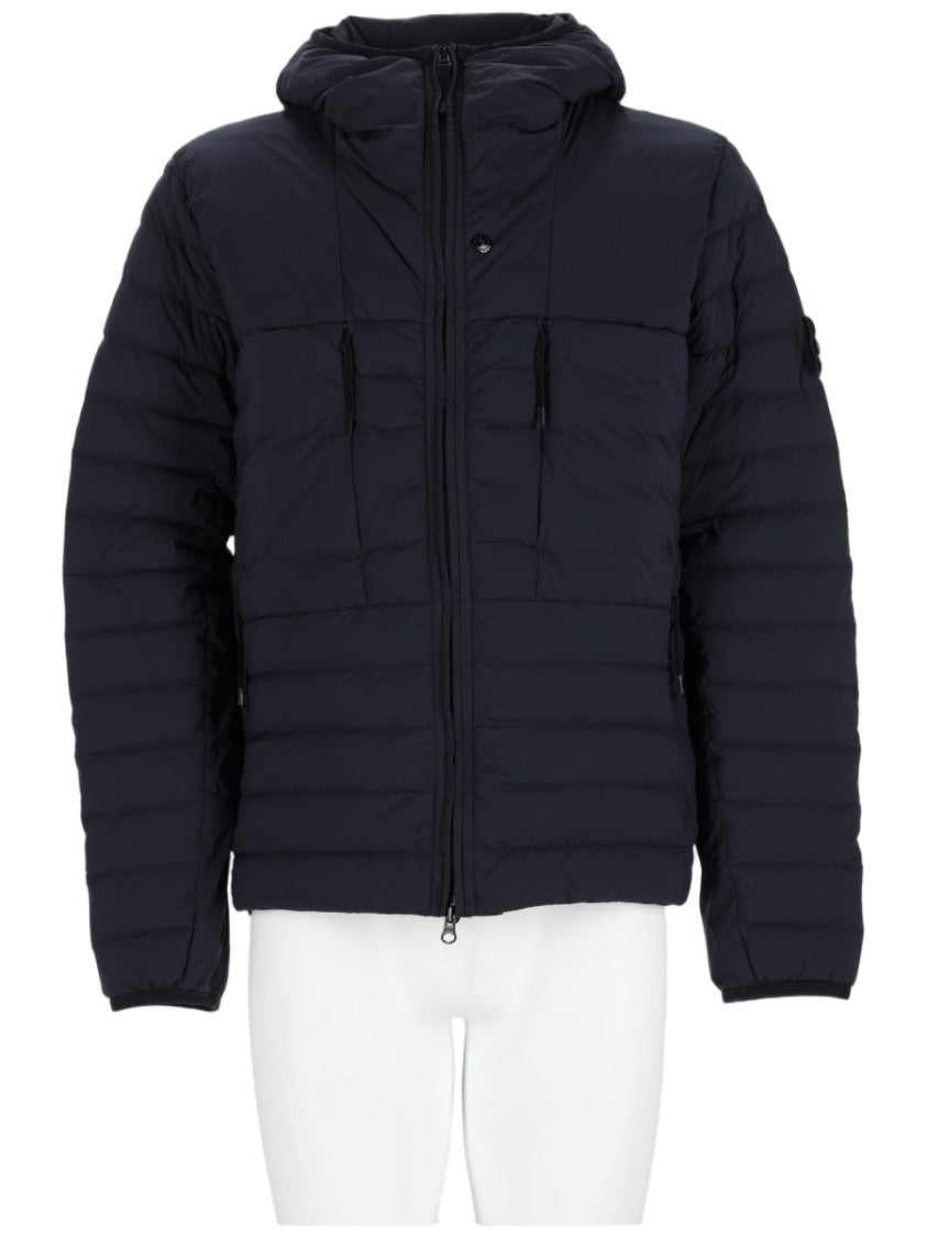 Stone Island Quilted Water-Repellent Hooded Polyamide Jacket