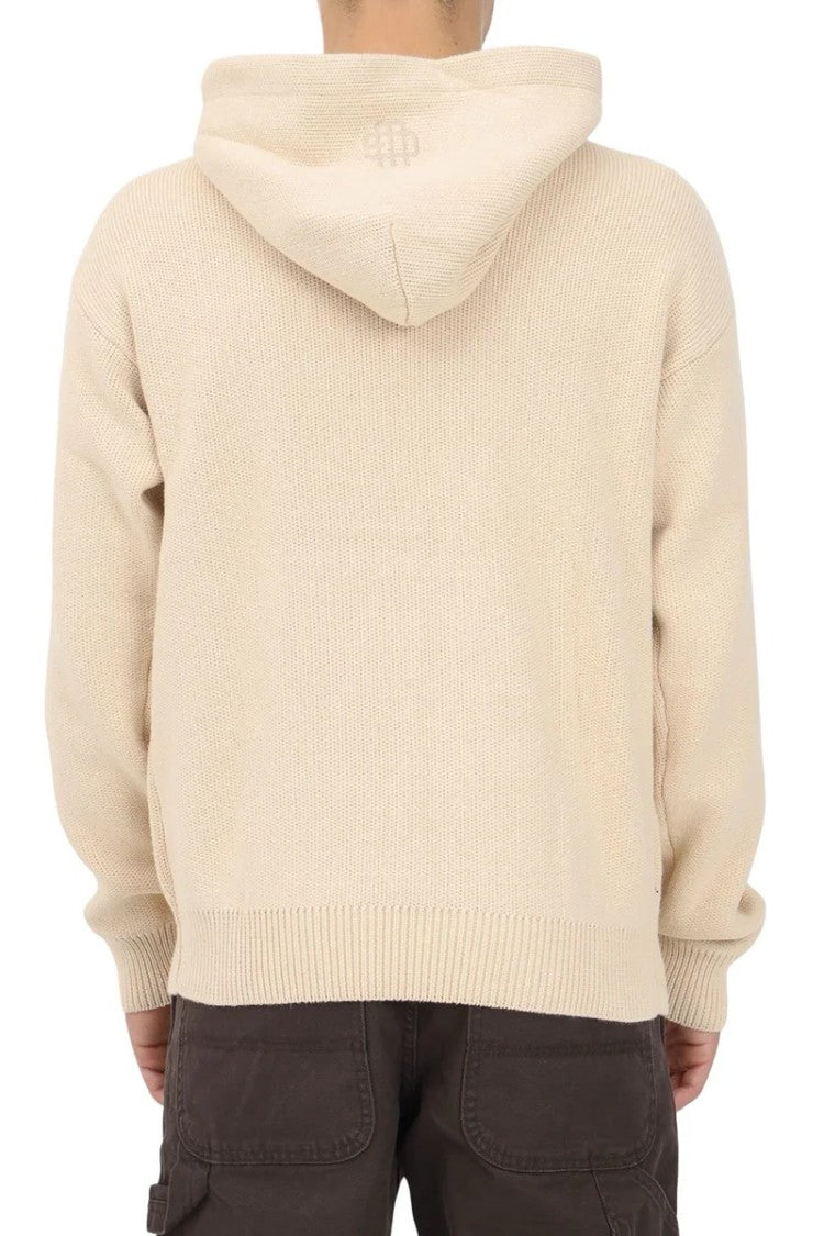 Engineered Garments Beige Hooded Cotton Sweater