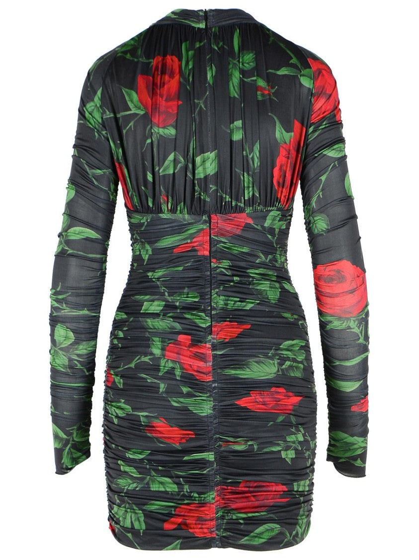 Blumarine Black Polyester Dress