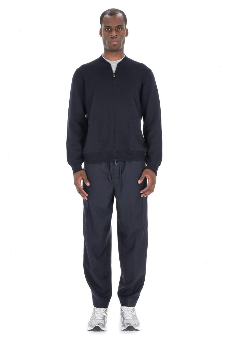 Drumohr Merino Wool Full Zip Sweater