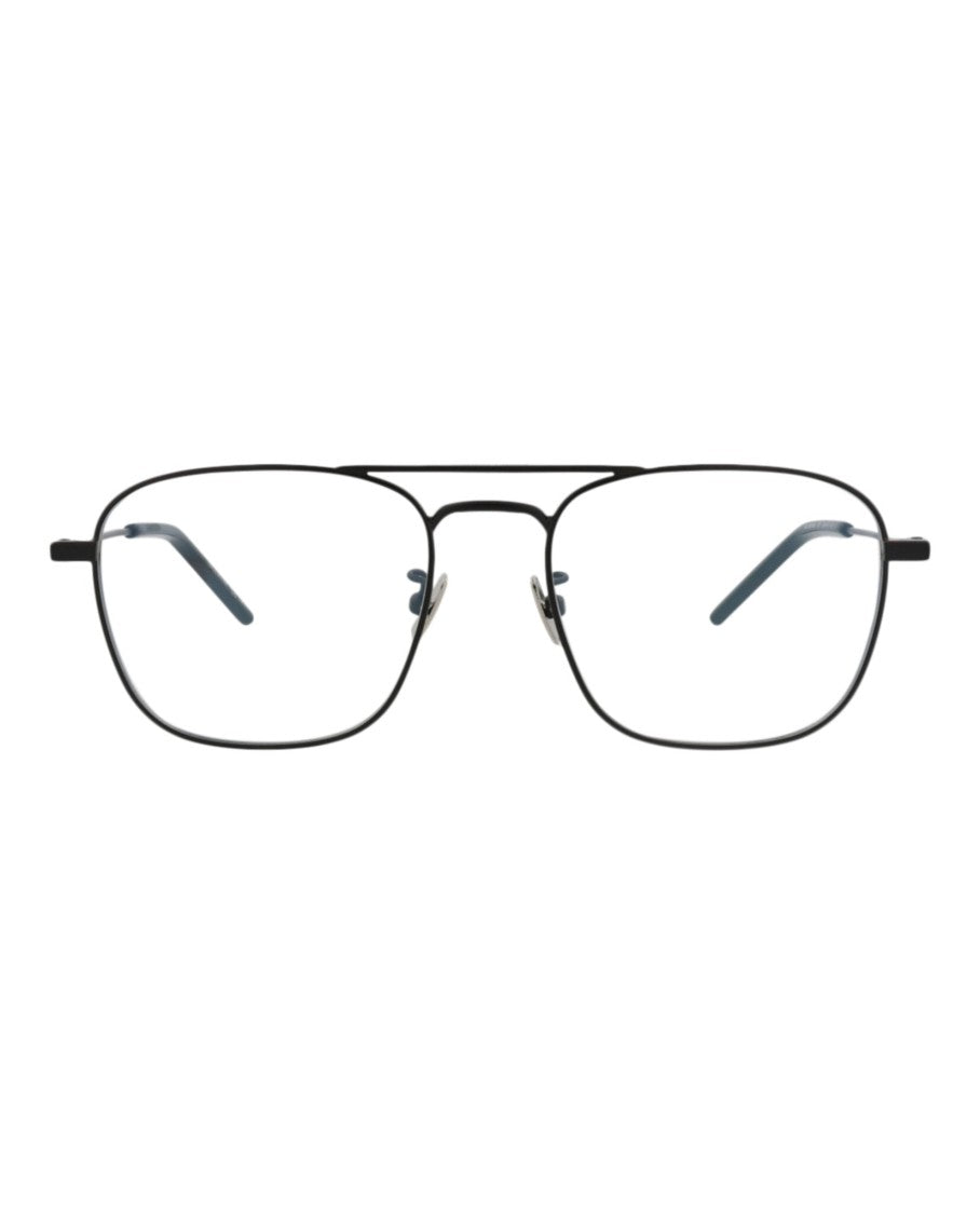 Saint Laurent Aviator-Frame Metal Sunglasses