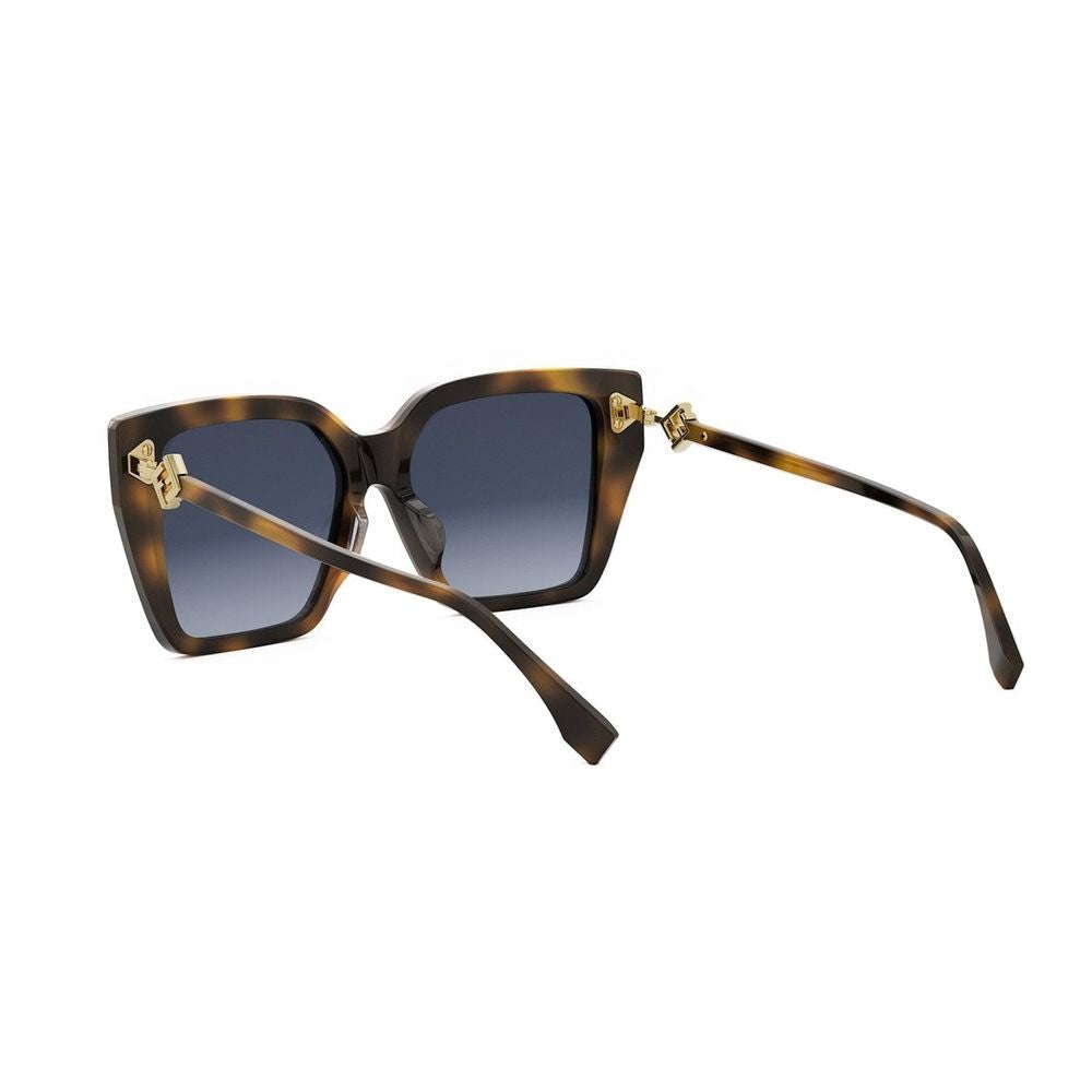 Fendi Ff Diamonds Oversized Square Ff Diamonds Sunglasses