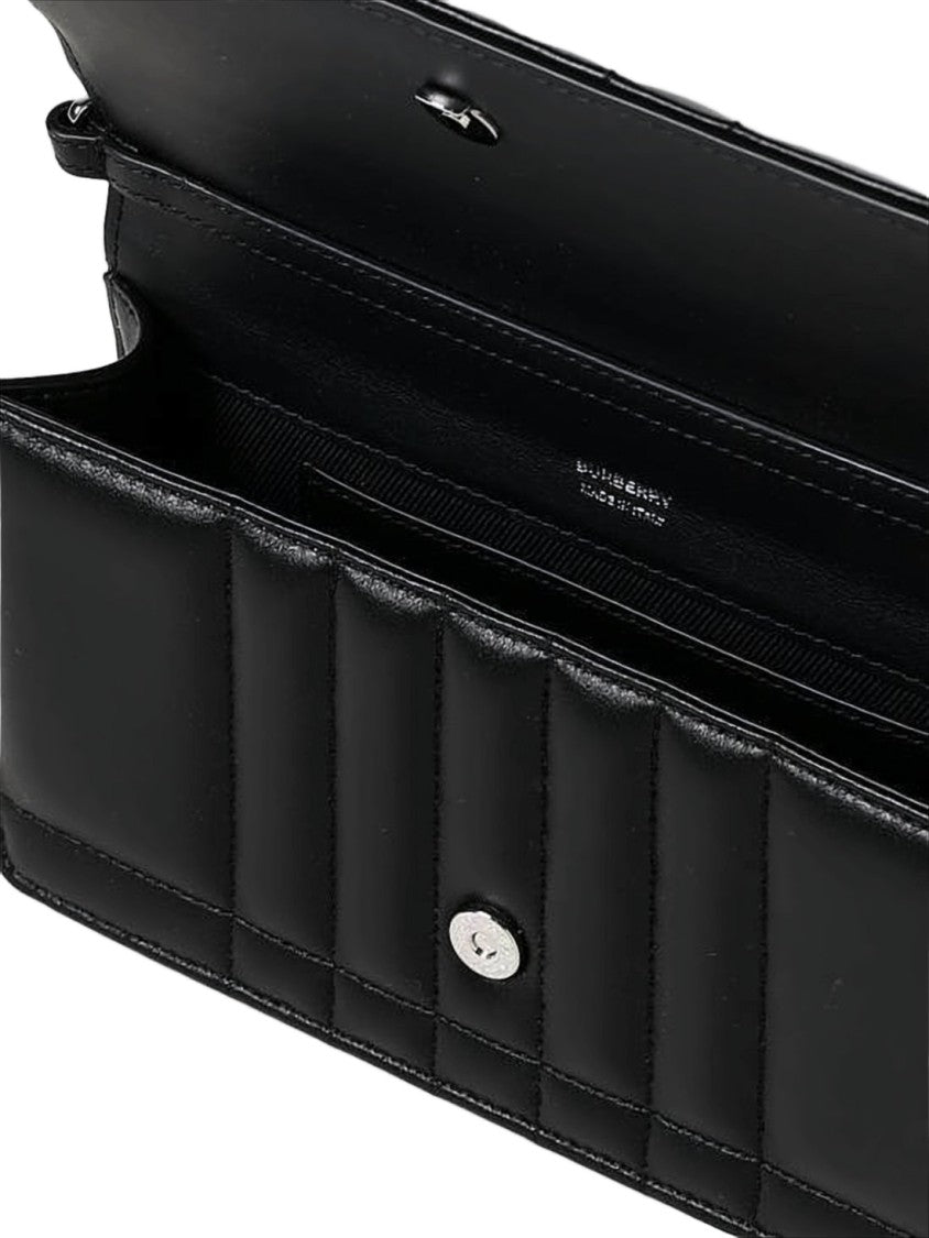 Burberry Quilted Lambskin Leather Crossbody Bag