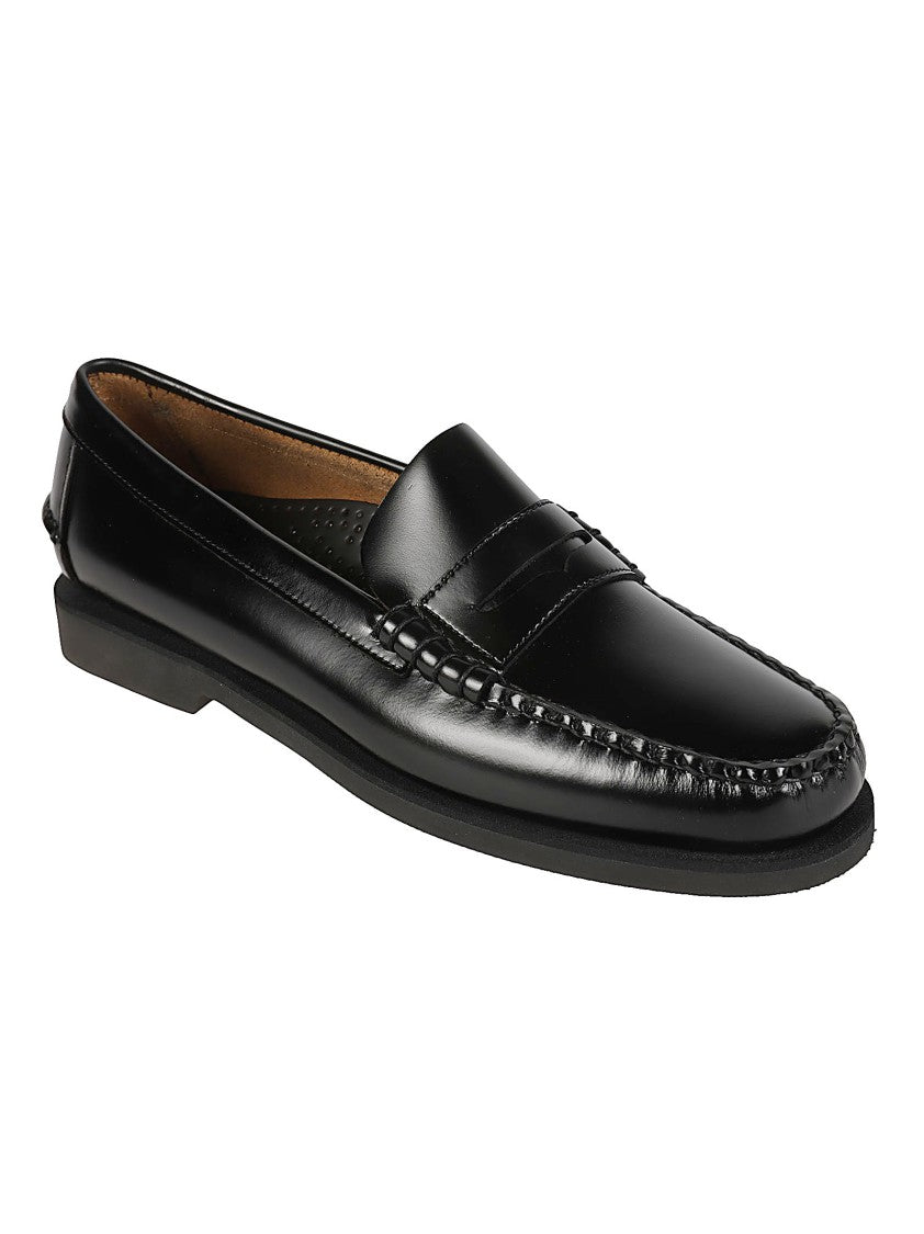 Sebago Dan Po Lt Polished Calfskin Penny Loafers