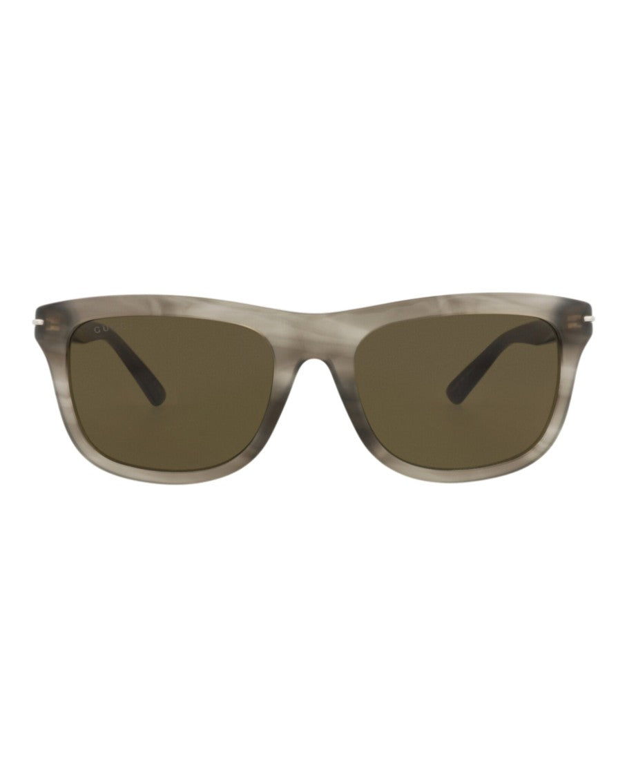 Gucci Sustainable Square-Frame Sunglasses In Smoky Grey Acetate