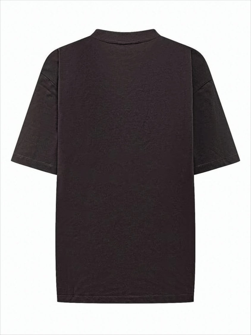 Ganni Relaxed-Fit Short-Sleeved T-Shirt With Heart Design