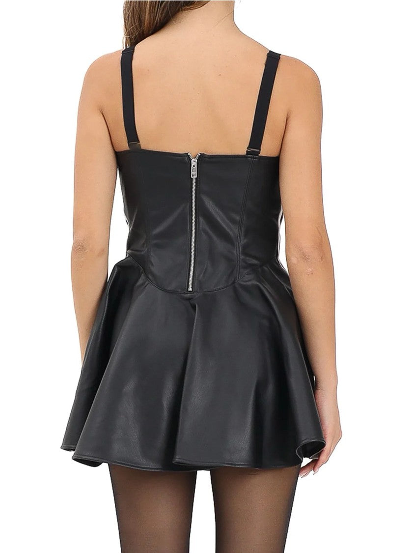 Adidas Eco Mini Dress With Central Zip Closure And Padded Cups