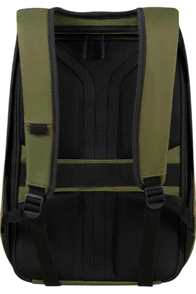 Samsonite Olive Green Backpack With Ergonomic Design