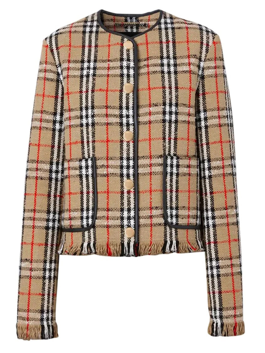 Burberry Vintage Check Motif Jacket