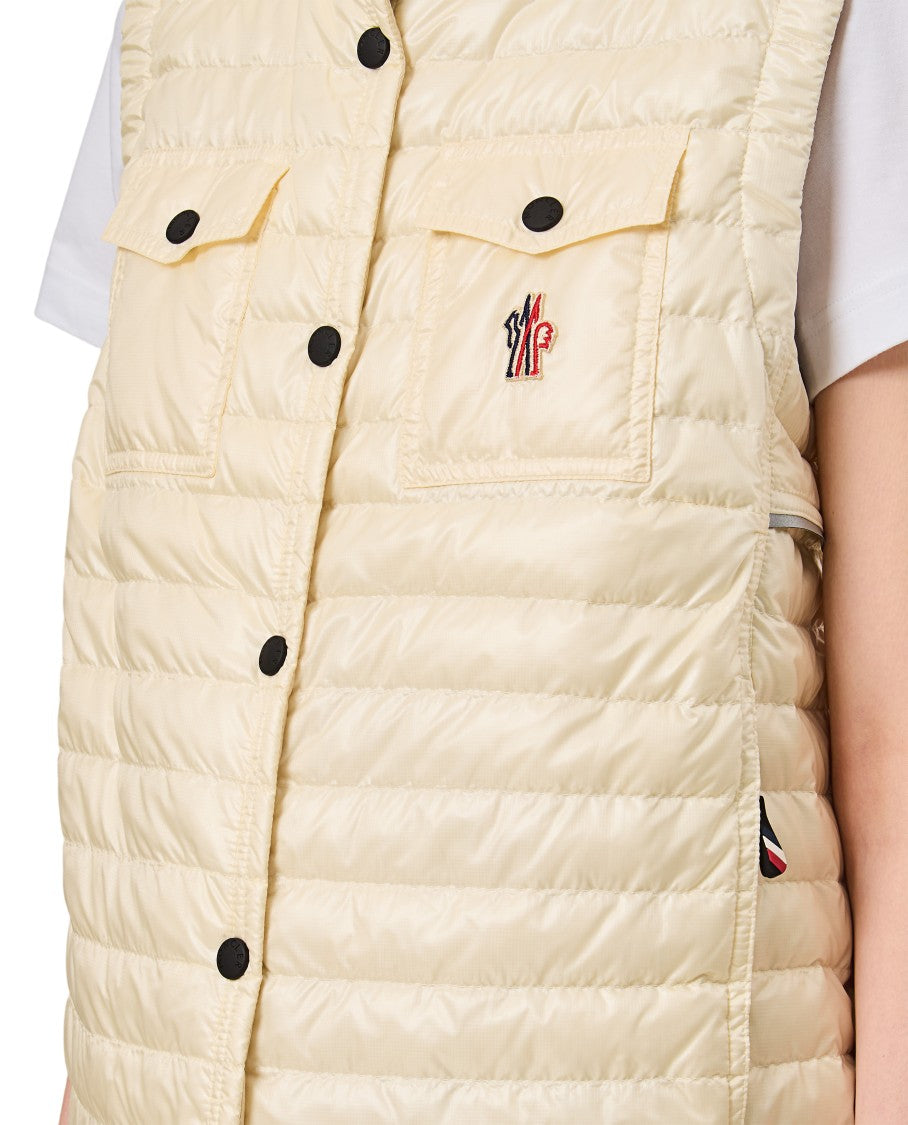 Moncler Grenoble Quilted Nylon Waistcoat With Stand-Up Collar