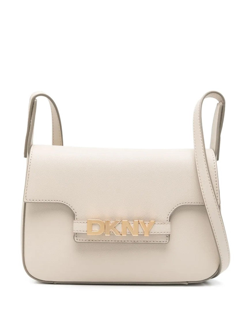 Dkny Beige Cow Leather Crossbody Bag