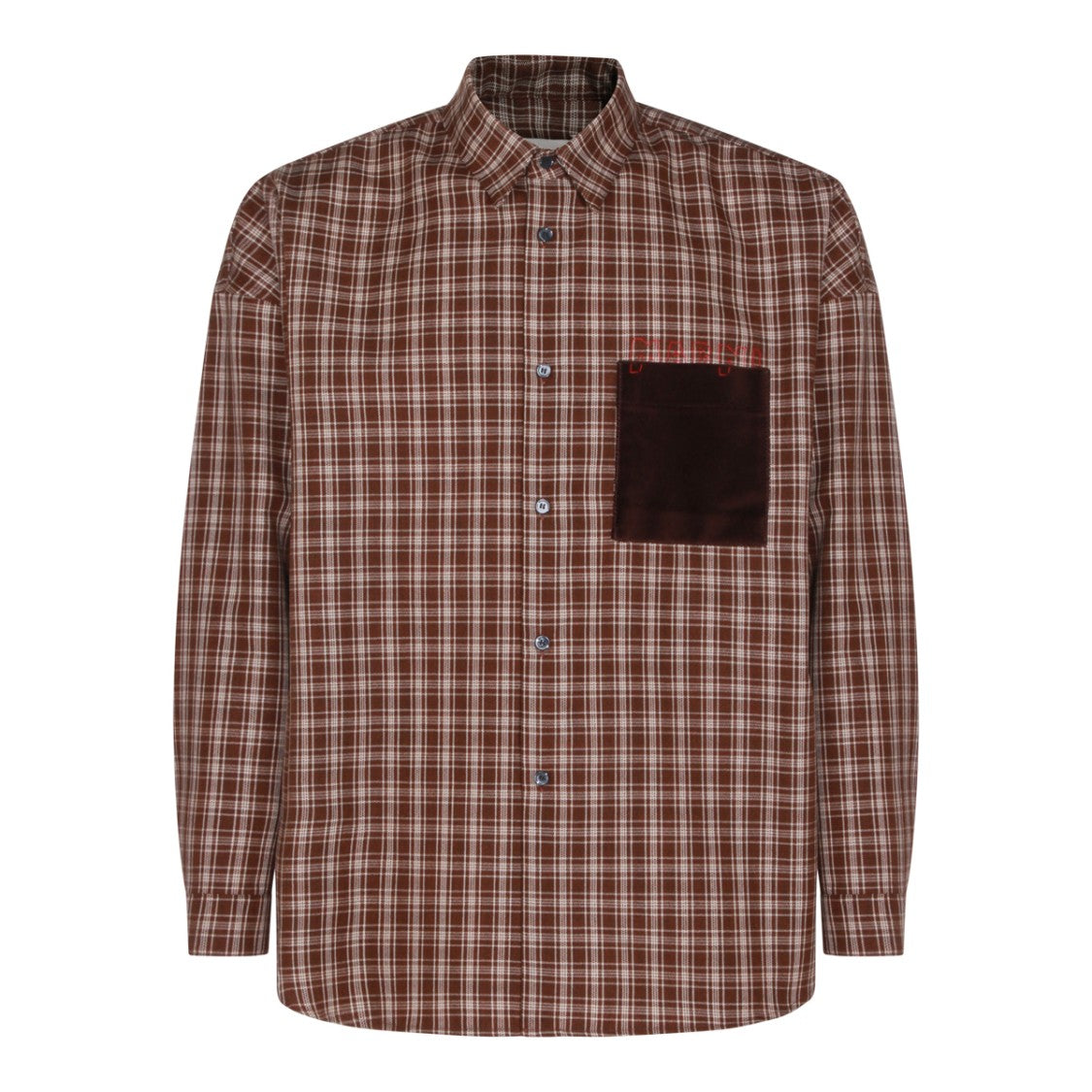 Marni Brown Wool Shirt