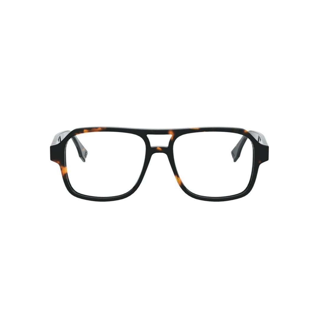Fendi Fe50131i Bold Square Tortoiseshell Sunglasses