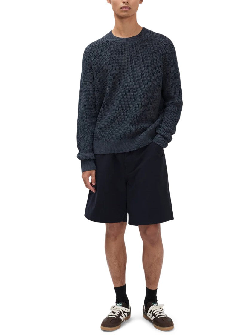 Norse Projects Minimalist Commuter Shorts With Elastic Waistband And Button Closure