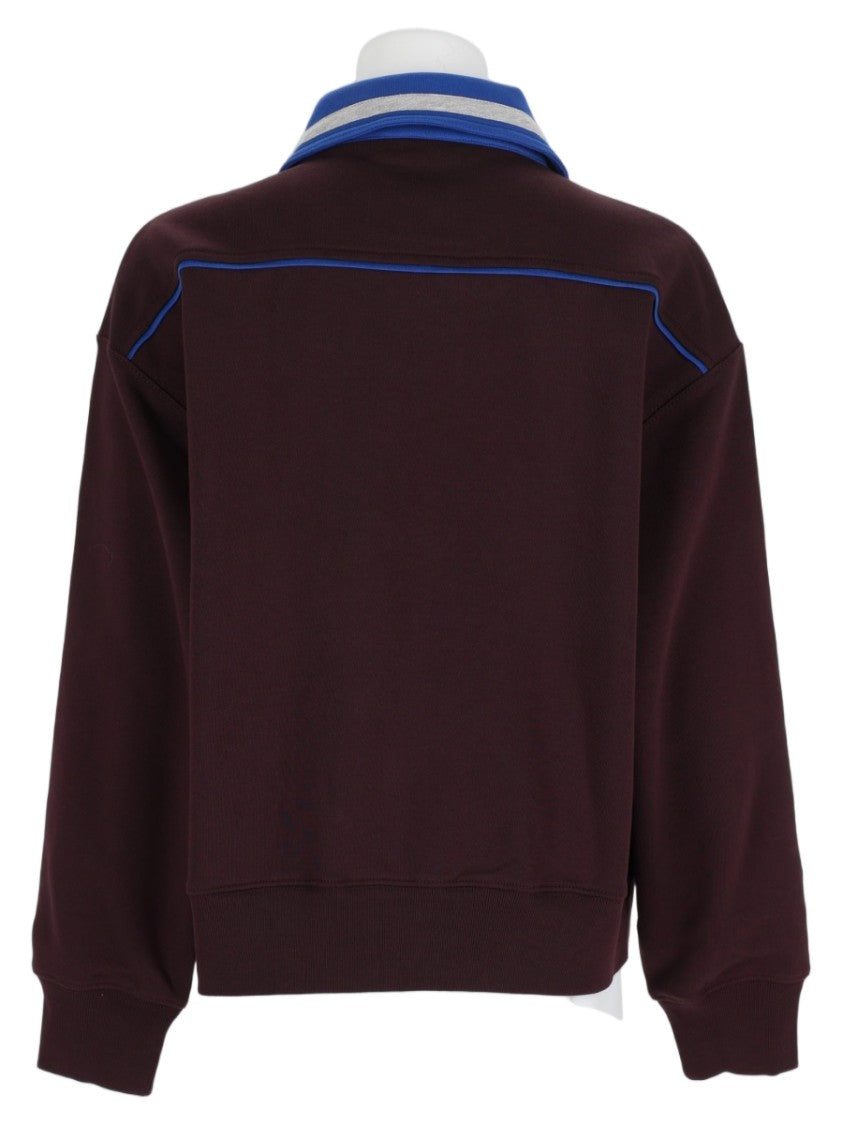 Dries Van Noten Bordeaux Boxy Cropped Padded Jacket