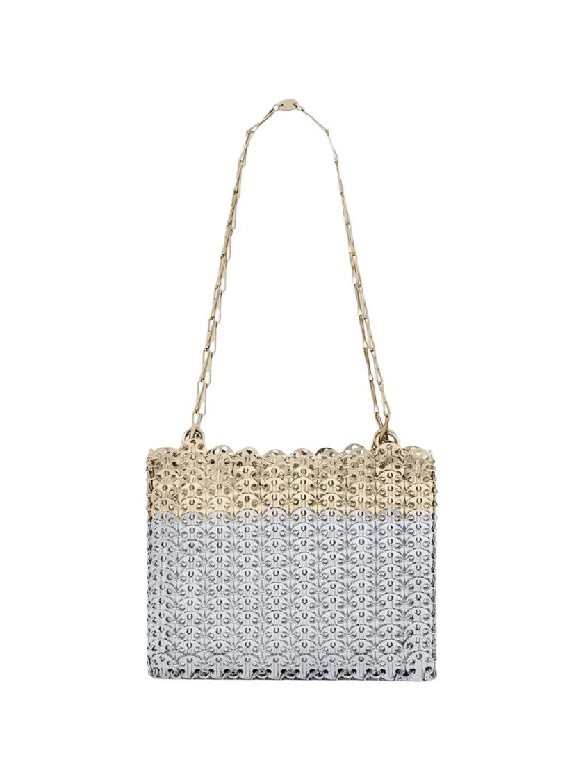 Rabanne Iconic Skyline 1969 Bag Silver And Light Gold