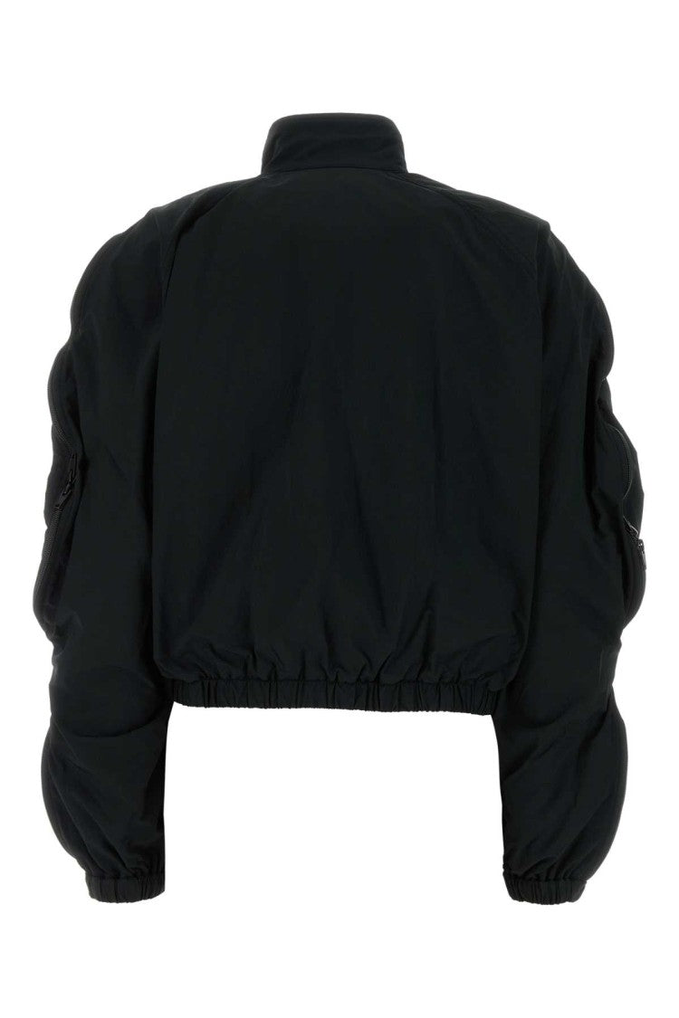 T By Alexander Wang Black Polyester Blend Jacket