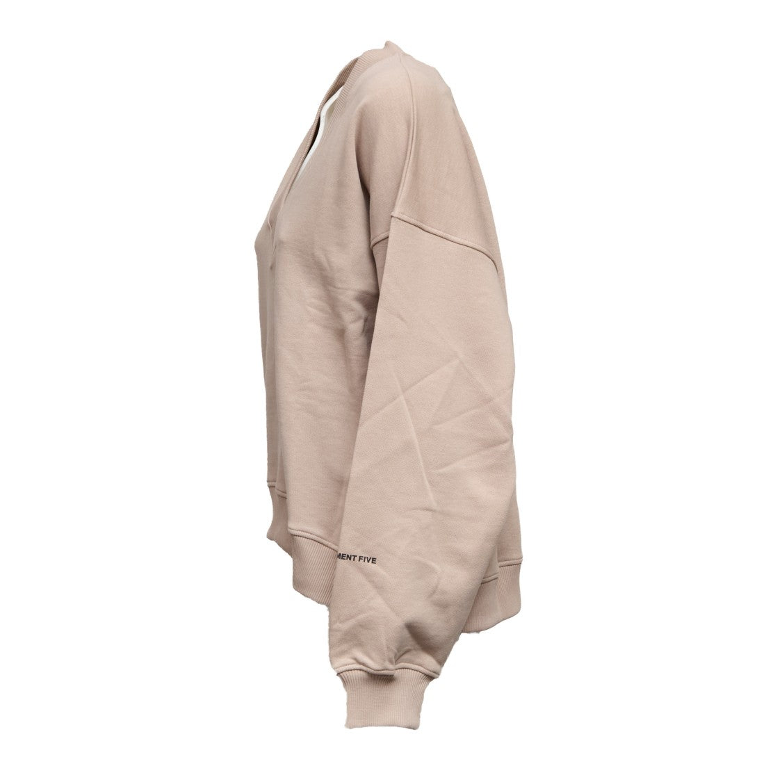 Department Five Rare V-Neck Zip-Back Sweatshirt