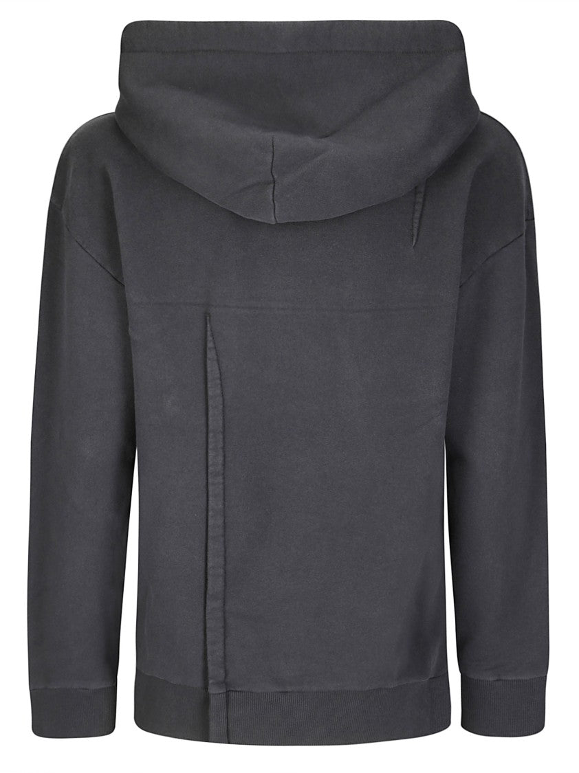 Mm6 By Maison Margiela Long-Sleeved Cotton Sweatshirt With Hood And Drawstring