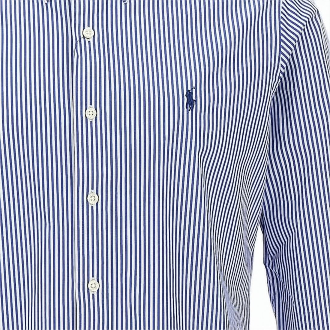 Polo Ralph Lauren Tailored Long-Sleeve Button-Down Shirt With Vertical Stripes