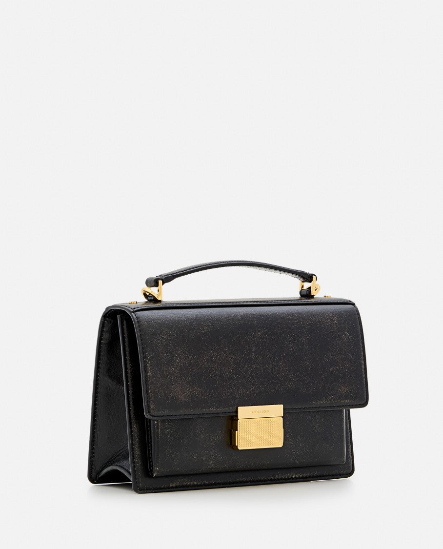 Golden Goose Black Venezia Cowhide Leather Handbag