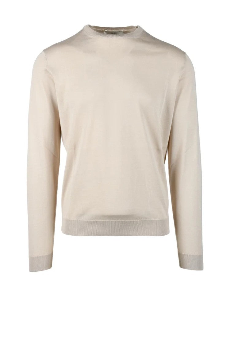 Filippo De Laurentiis Beige Cotton Sweater
