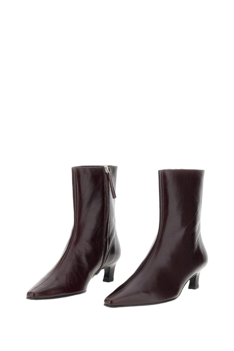 Alohas Burgundy Ambar Rift Leather Boots
