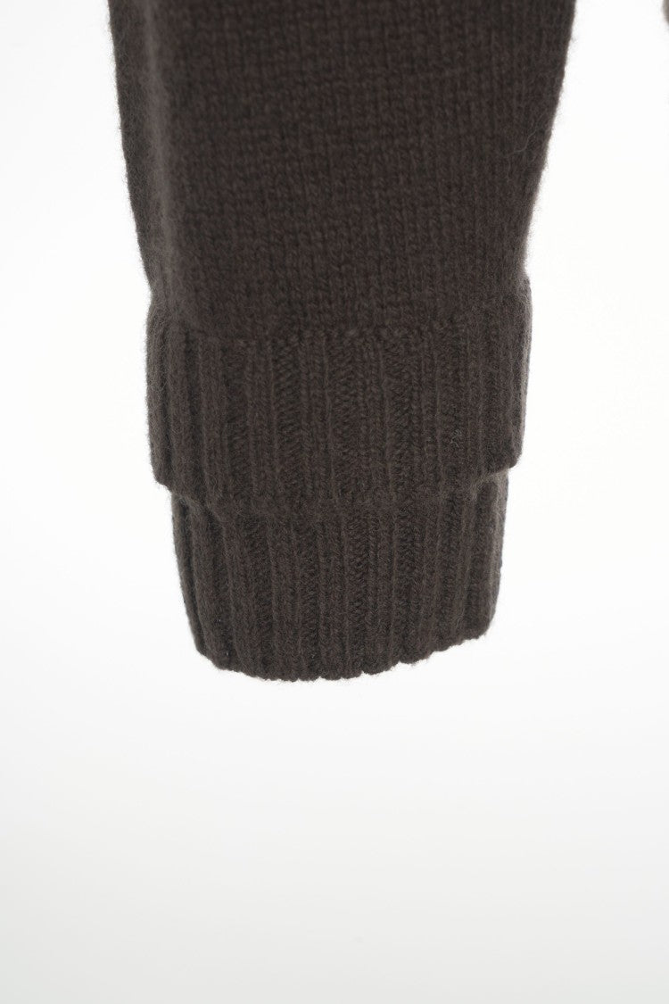 Atomo Factory Cardigan In Soft Wool-Cashmere Blend With V-Neck Design