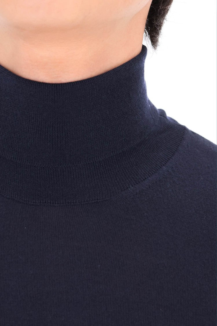 Drumohr Super 140’S Wool Turtleneck Sweater