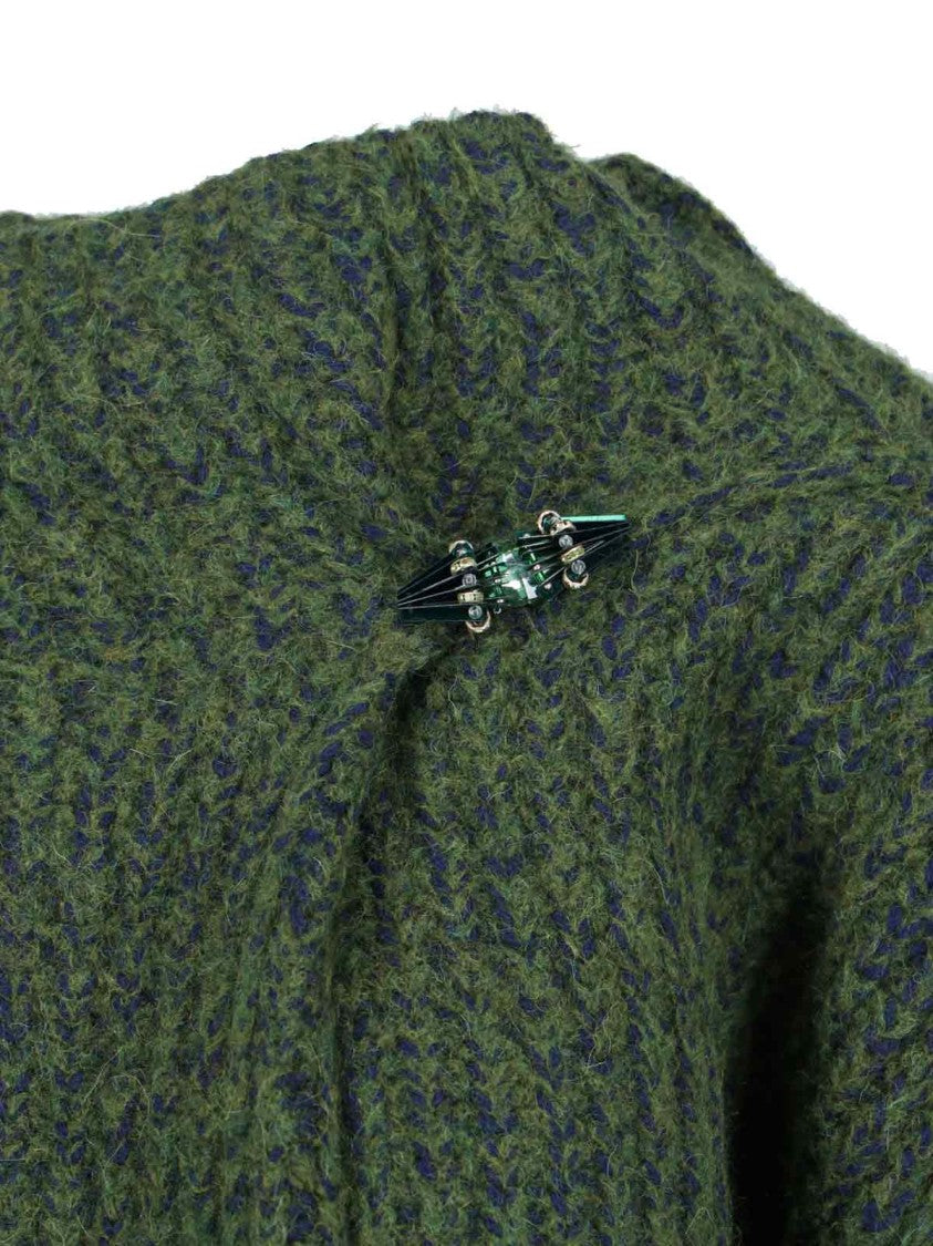 Dries Van Noten Teubina Sweater – Green