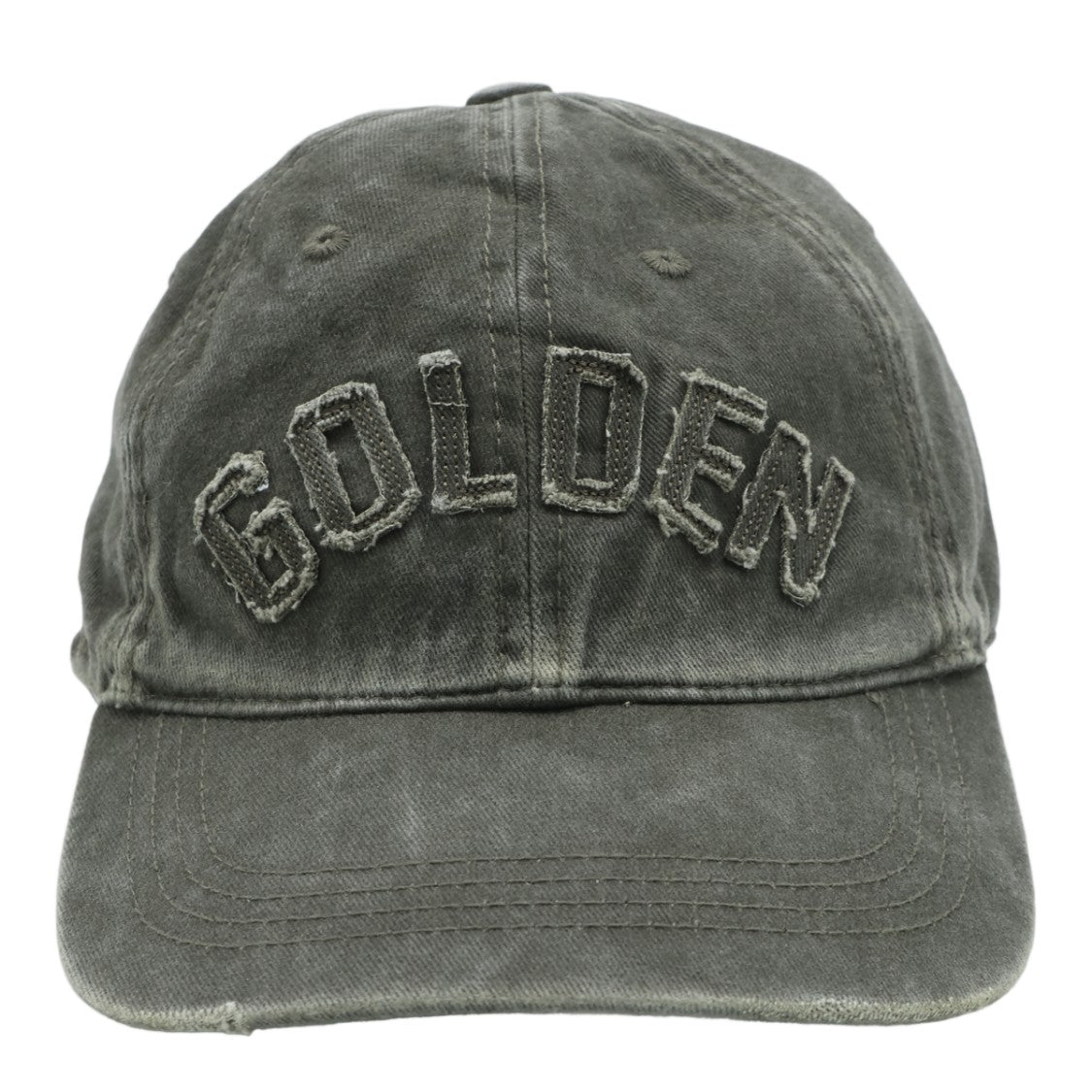 Golden Goose Vintage-Inspired Green Baseball Cap
