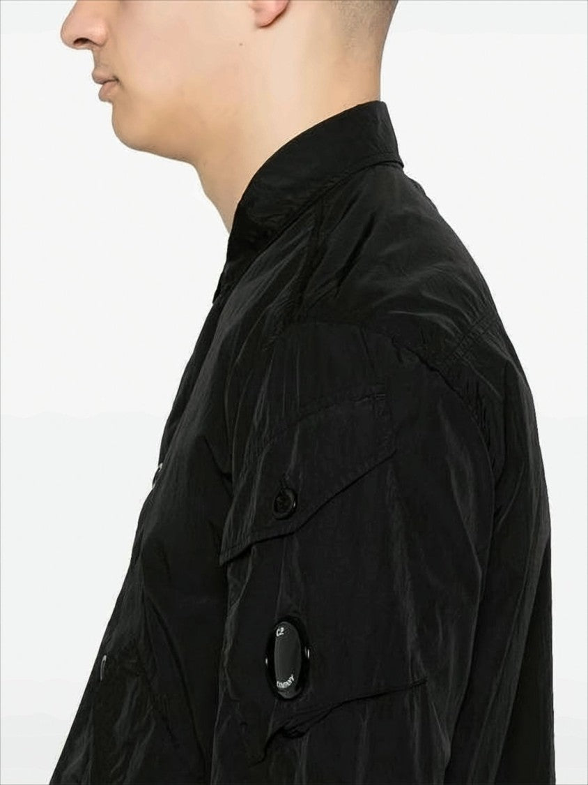 C.P. Company Boxy Short-Sleeve Jacket With Button-Up Front