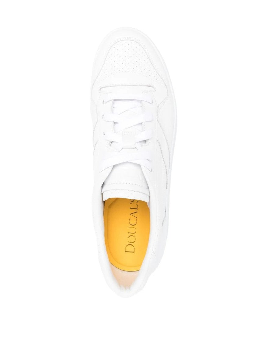 Doucal's Calf-Leather Low-Top Sneakers