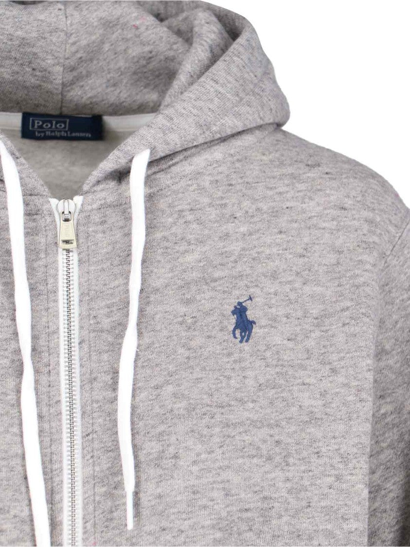 Polo Ralph Lauren Classic Zip-Up Hoodie - Grey