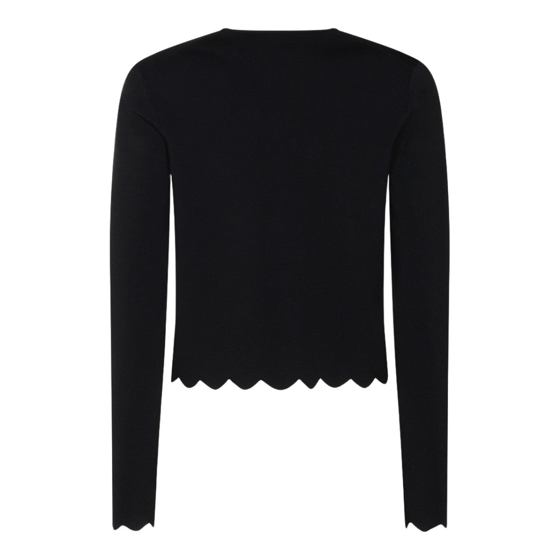 Twin-Set Black Jacket With Round Neckline