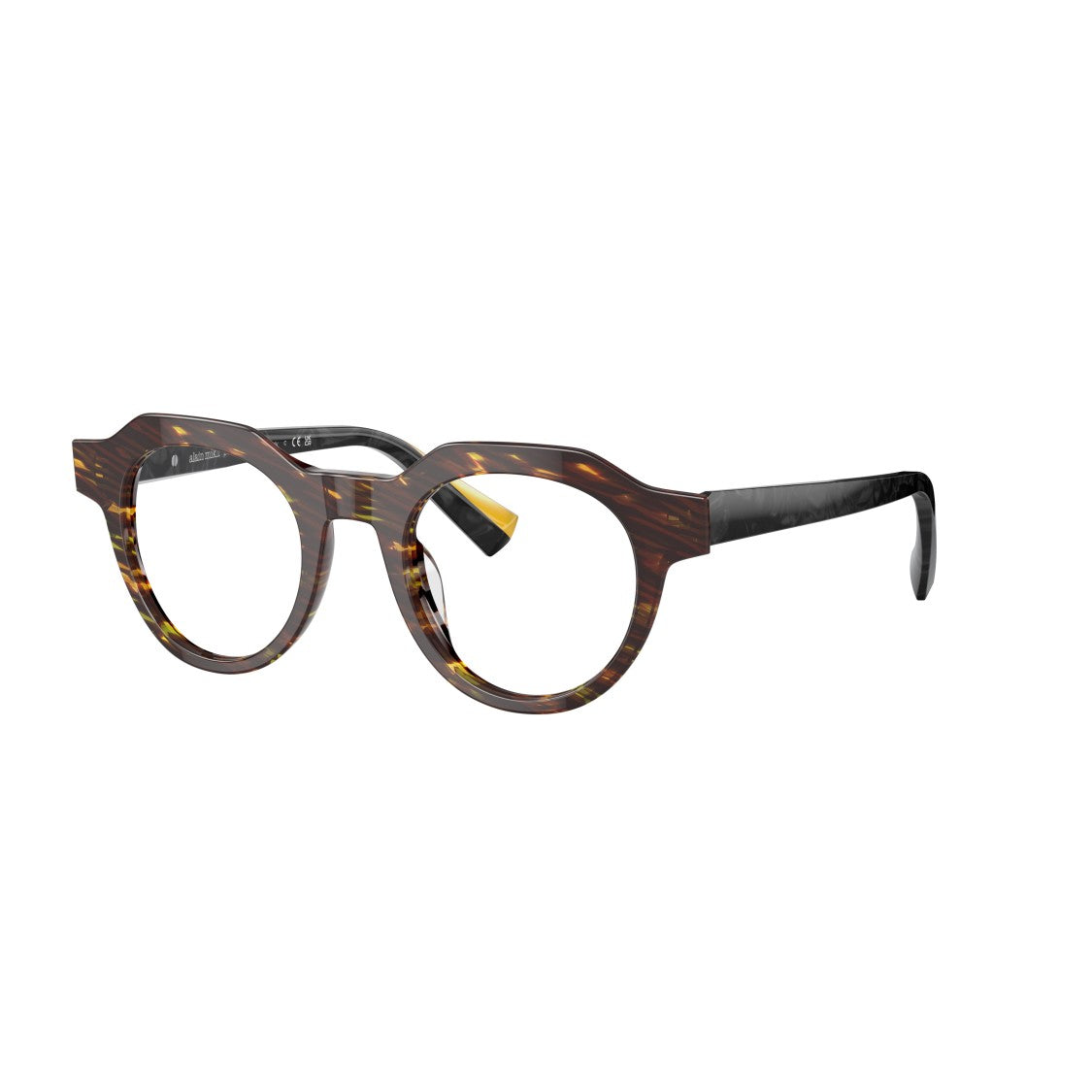 Luxottica 3156 Vista Bold Round Tortoiseshell Sunglasses With Geometric Edge