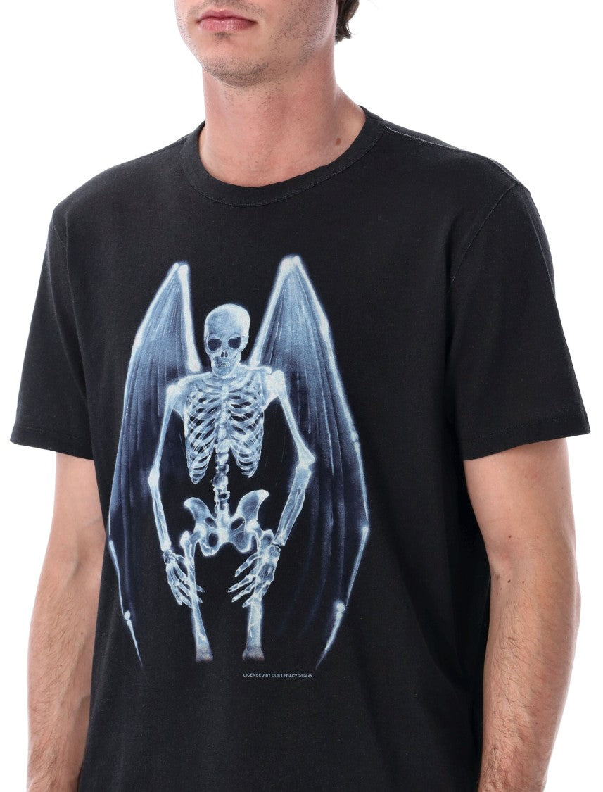 Our Legacy New Box T-Shirt With Fallen Angel Print