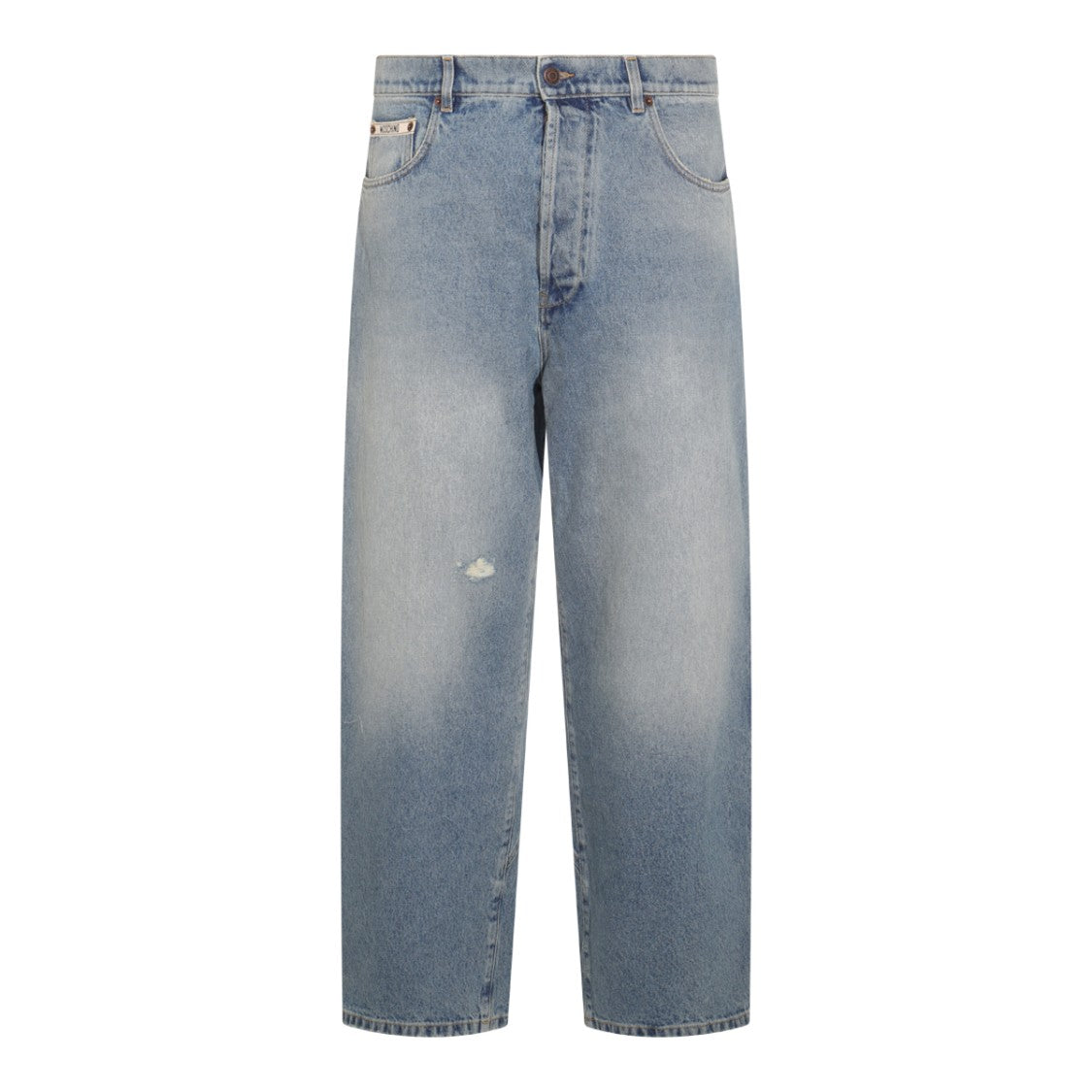 Moschino Light Blue Cotton Jeans