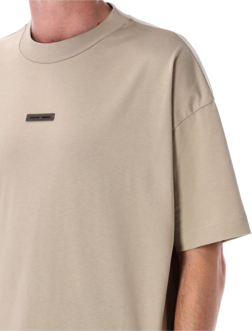 Fear Of God Relaxed Fit T-Shirt With Ribbed Neckline And Minimalist Detailing