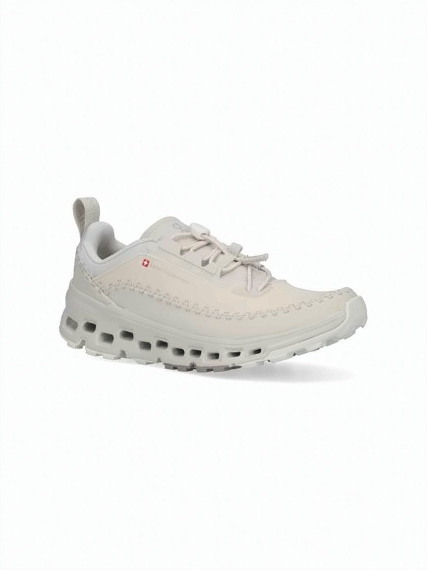 On Running White Recycled Polyester Toggle Lace Sneakers