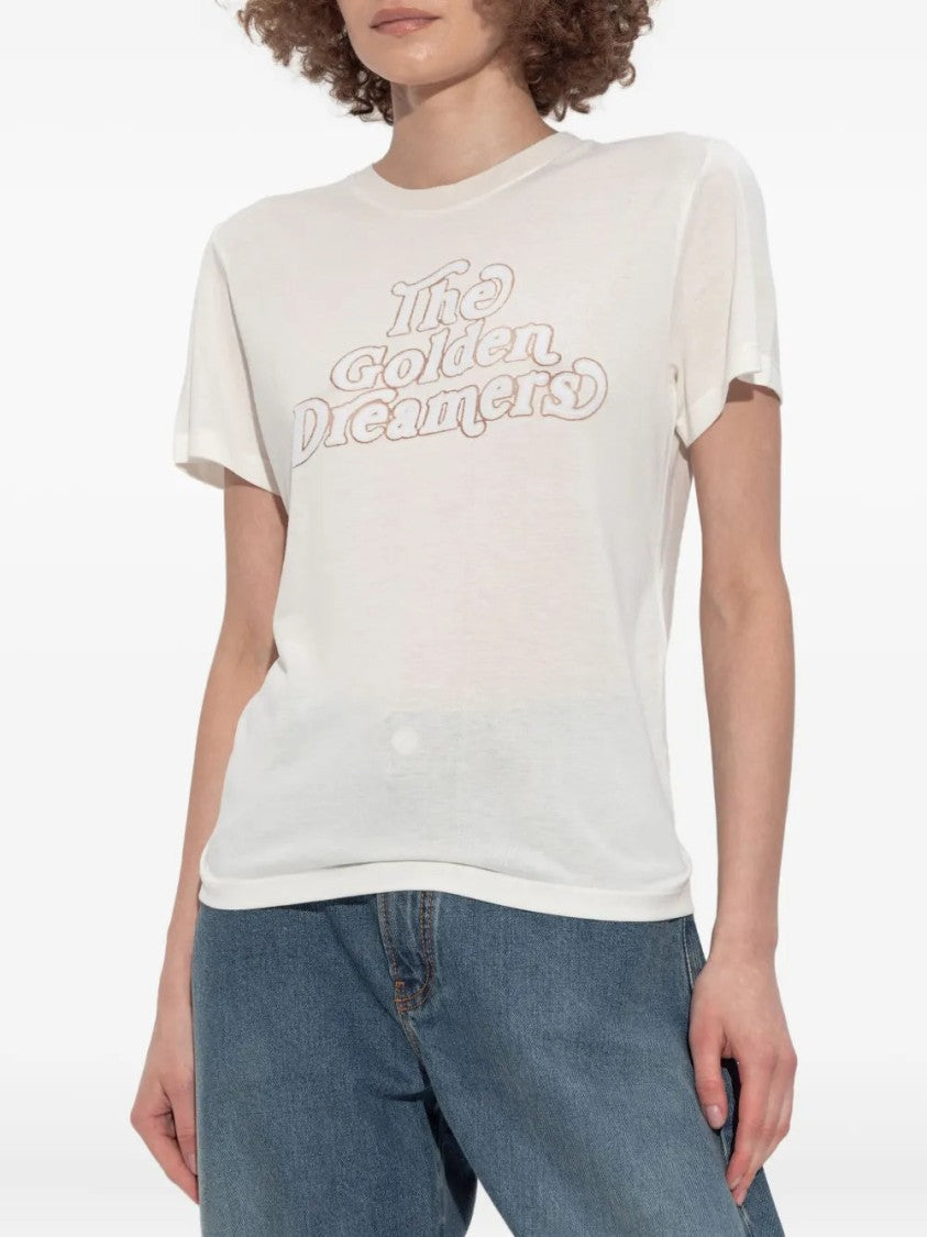 Golden Goose Star-Embellished Printed T-Shirt