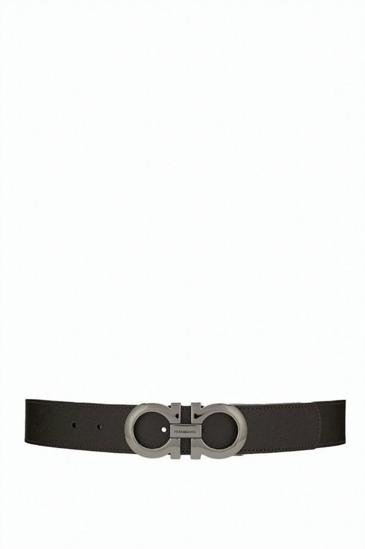 Salvatore Ferragamo Brown Calf Leather Belt